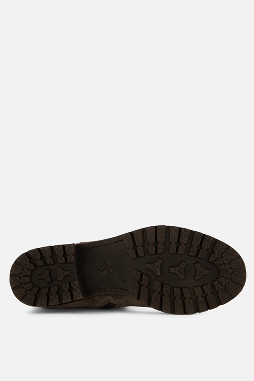 Gabor Enkellaarsjes taupe Suede