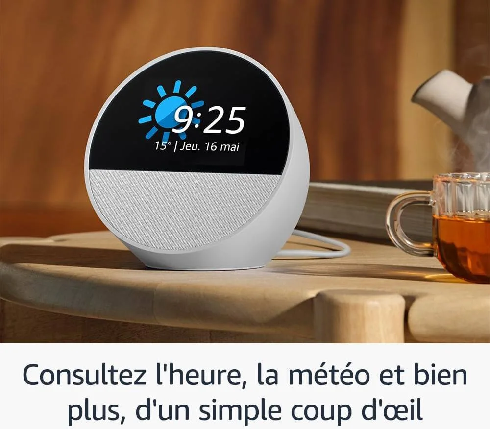 Amazon Echo Spot 2024 Noir Enceintes connectées
