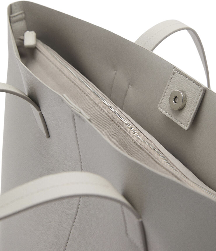 MANGO BAG. -- ZINNIA Natural white