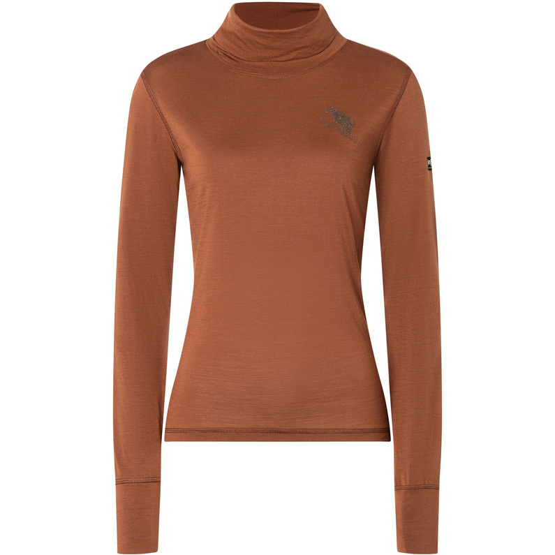 Super.Natural Damen Flear Roll Neck Longsleeve