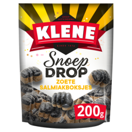 Klene Snoepdrop zoete salmiakbokjes (200 gram)