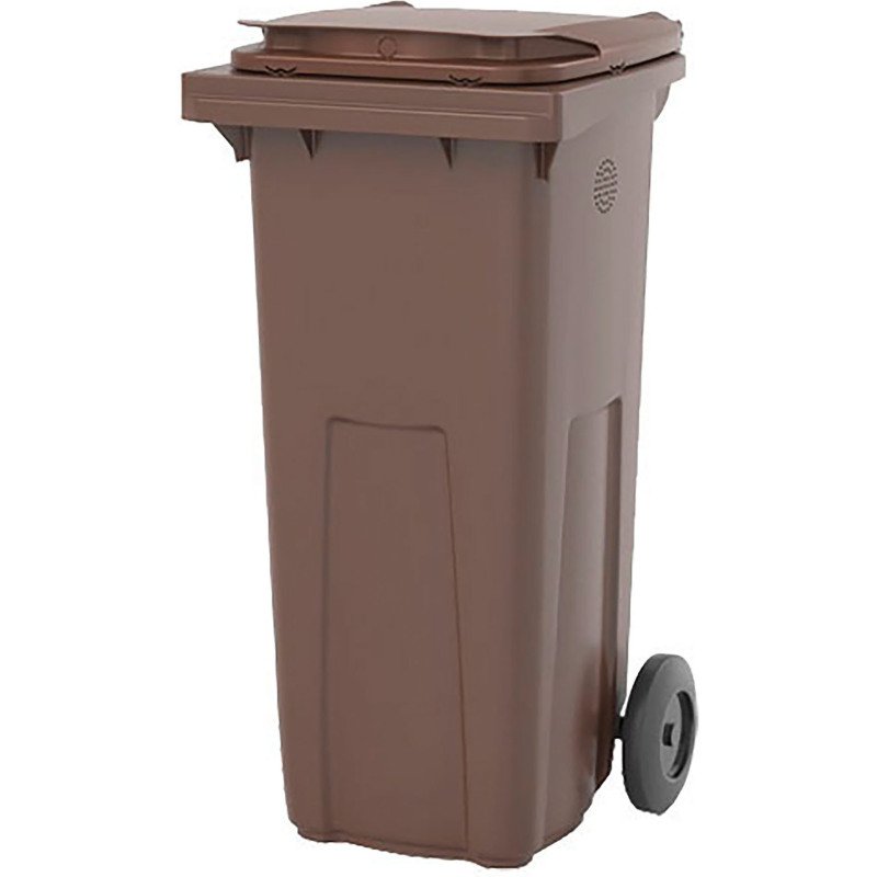 Conteneur à biodéchets 2 roues 120 litres Korok Rossignol