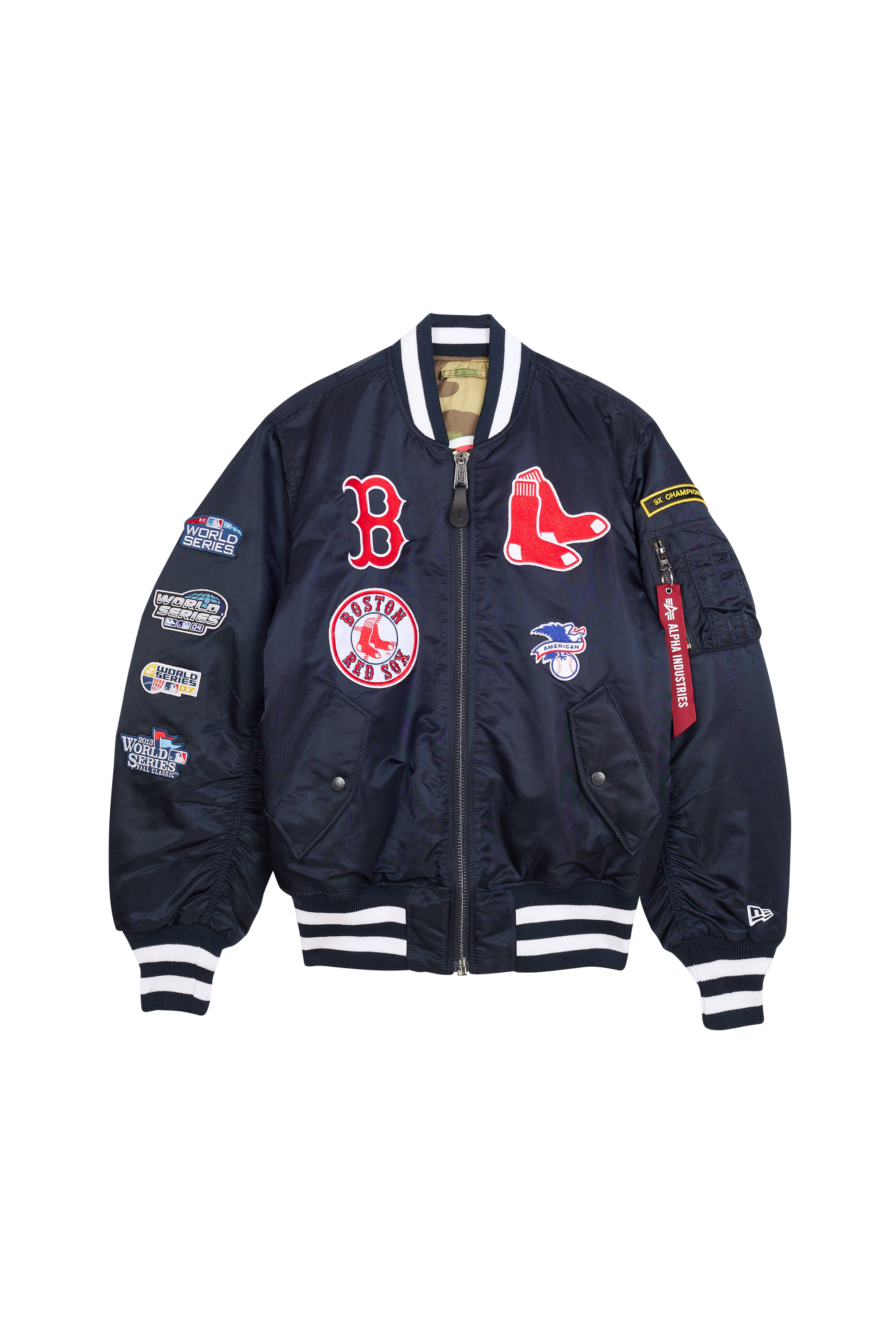 NEW ERA Bomber MA-1M  BOSTON RED Bleu