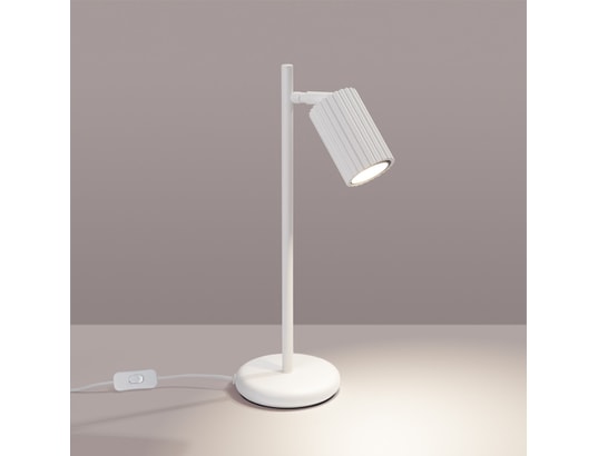 SOLLUX LIGHTING - Lampe à poser karbon blanc
