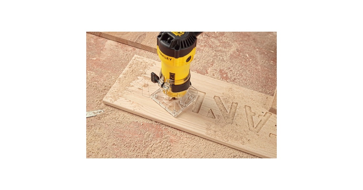 Stanley550W Kantenfrees bovenfrees  (Geel/zwart)