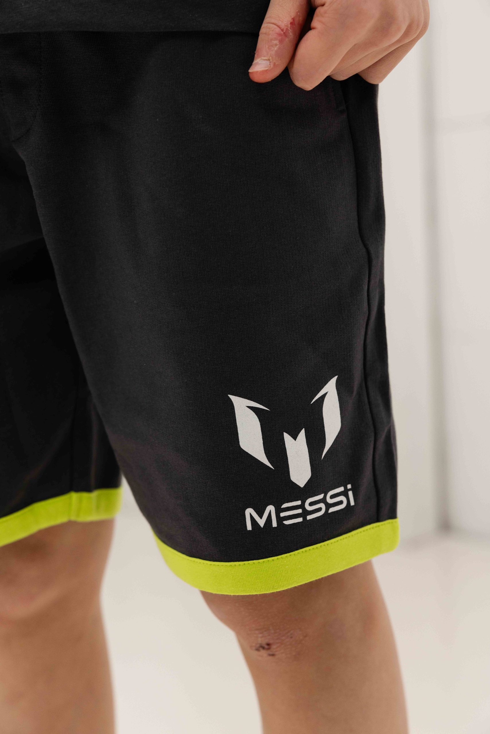 Vingino X Messi Soem Korte Broek Kids Donkergrijs