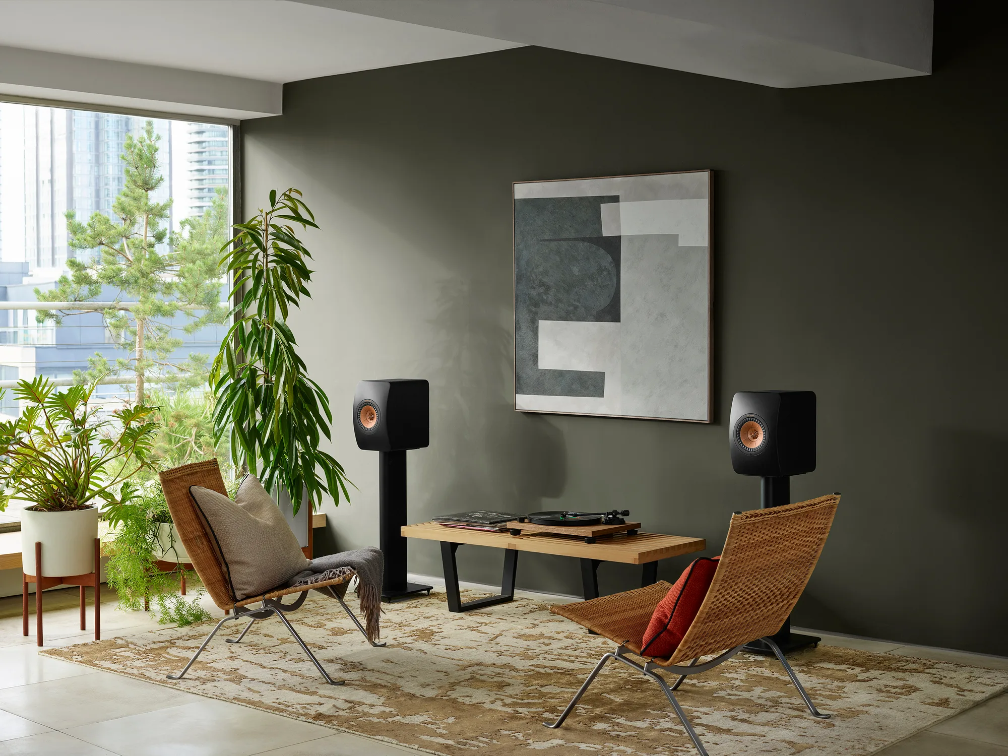 KEF LS50 Wireless 2 Noir mat Enceintes sans fil hi-fi