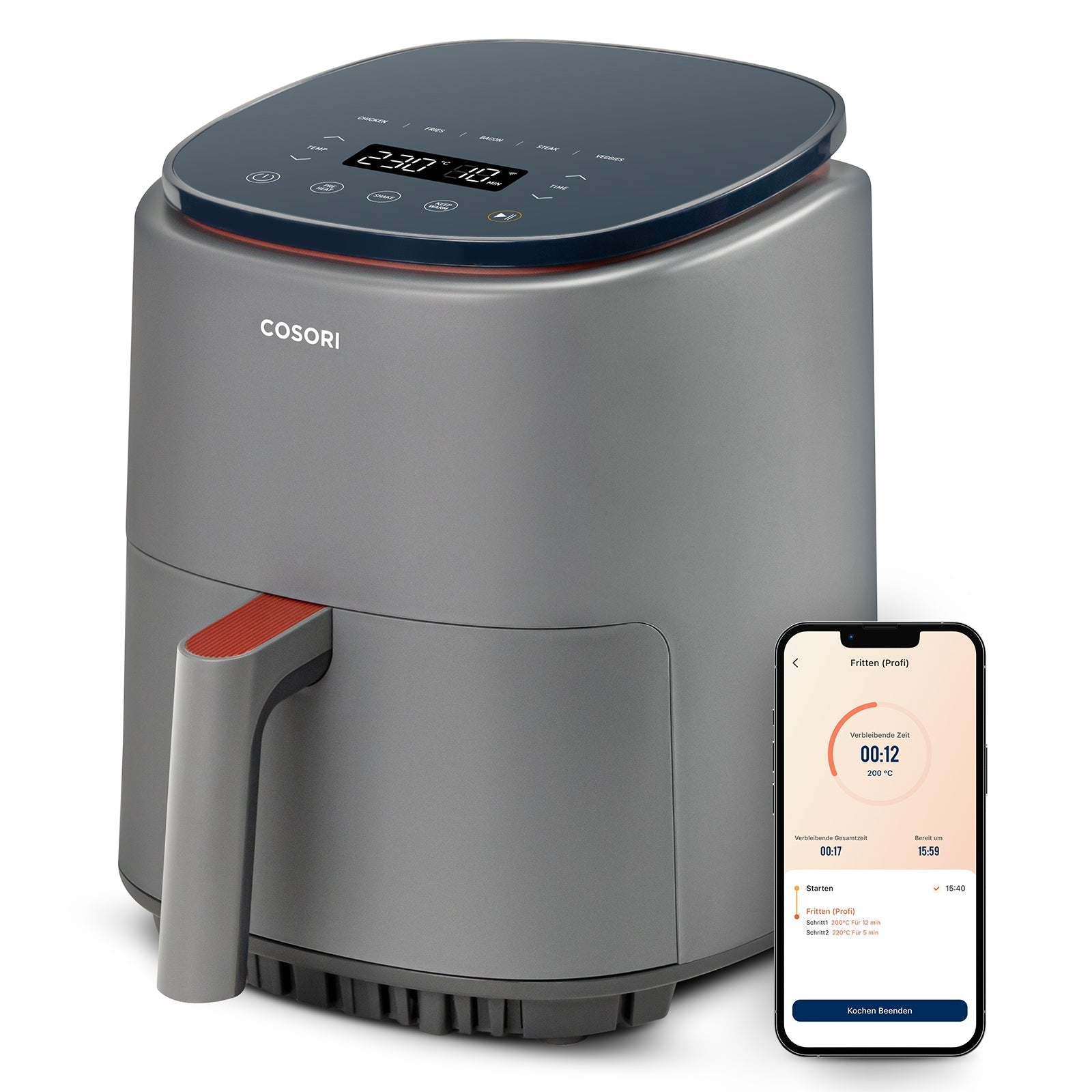 COSORI 3,8-Liter Smart Heißluftfritteuse