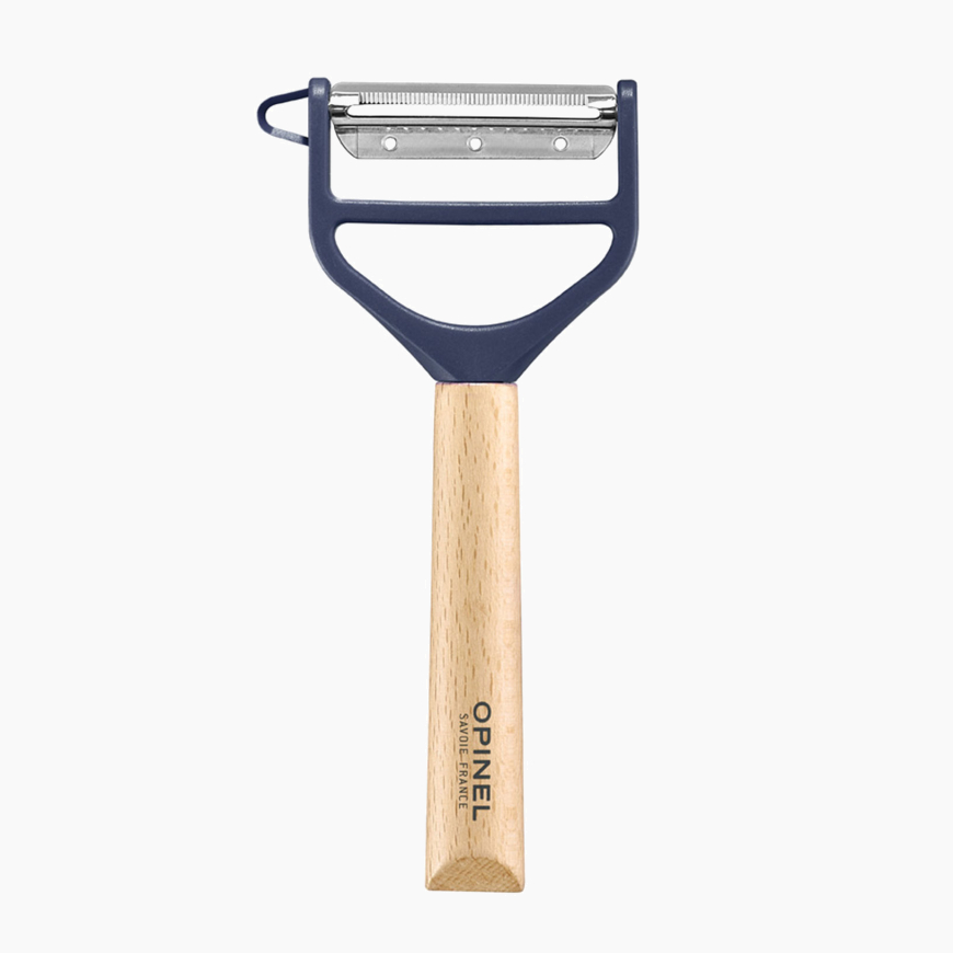 Eplucheur T-Duo bois Bleu