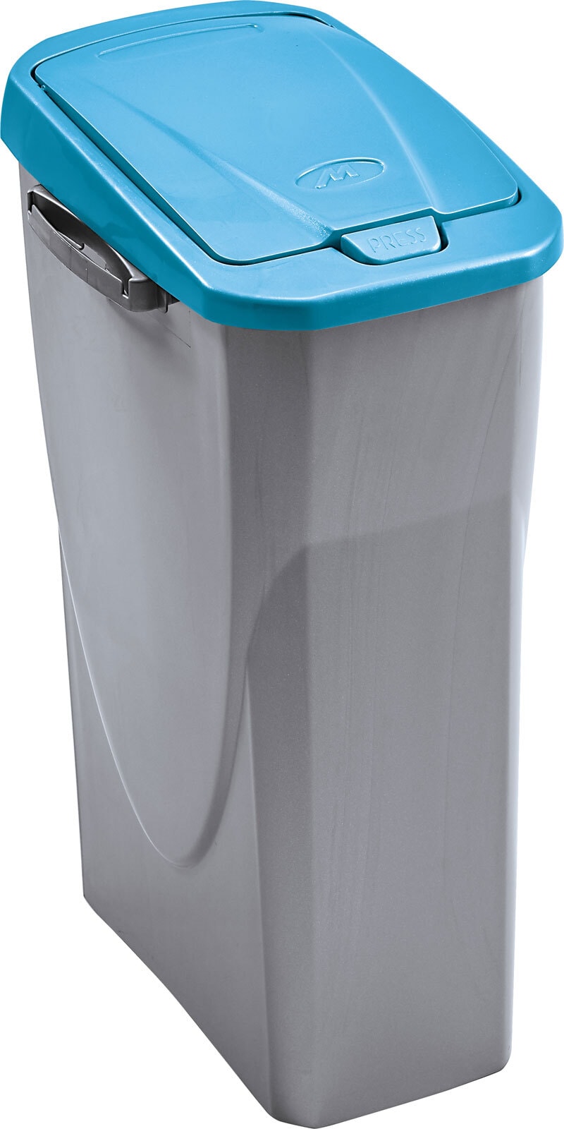 Mhome Abfallsammler Ecobin Polypropylen Silber Grau 25 l