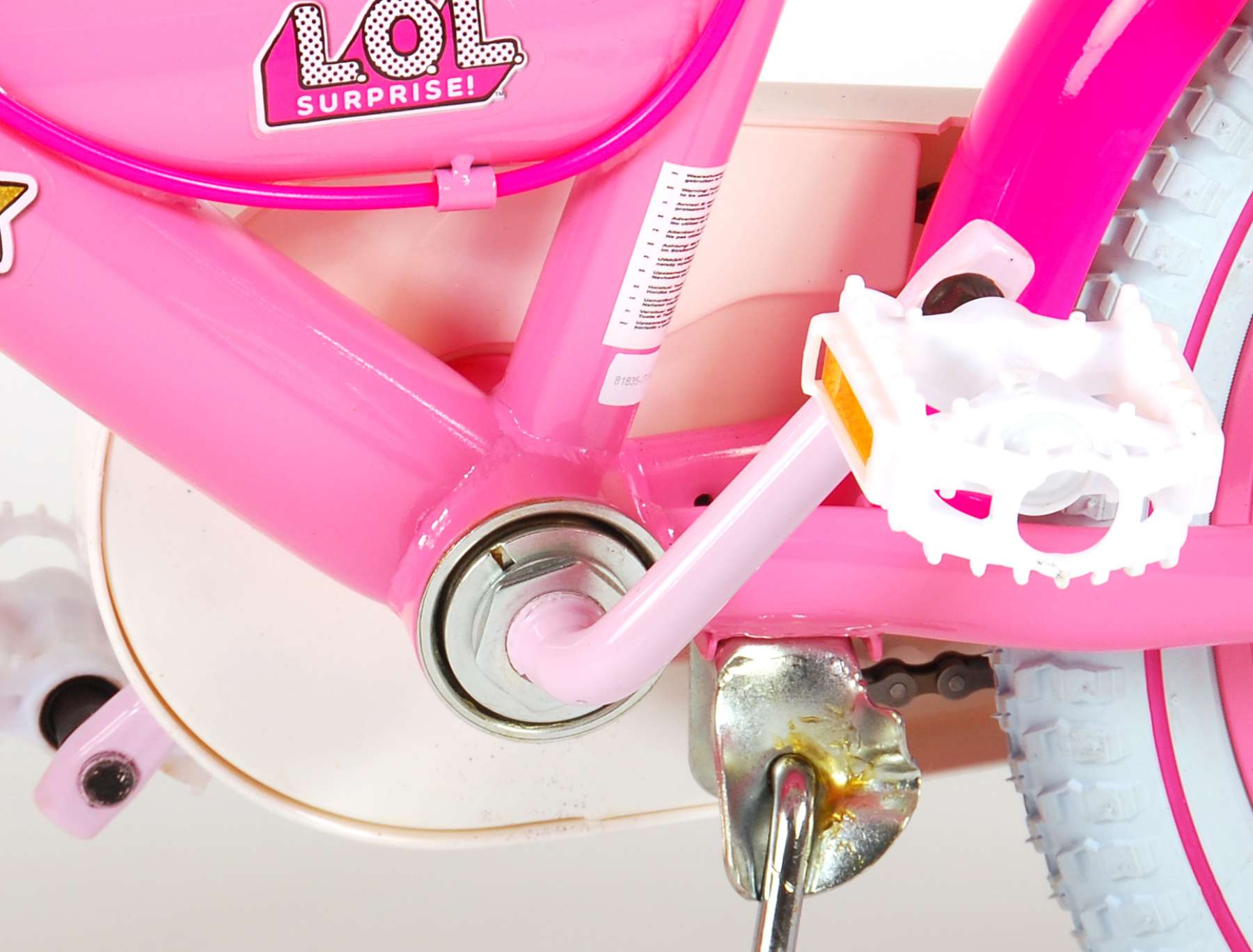Kinderfahrrad LOL Surprise für Mädchen 18 Zoll Kinderrad für Pink