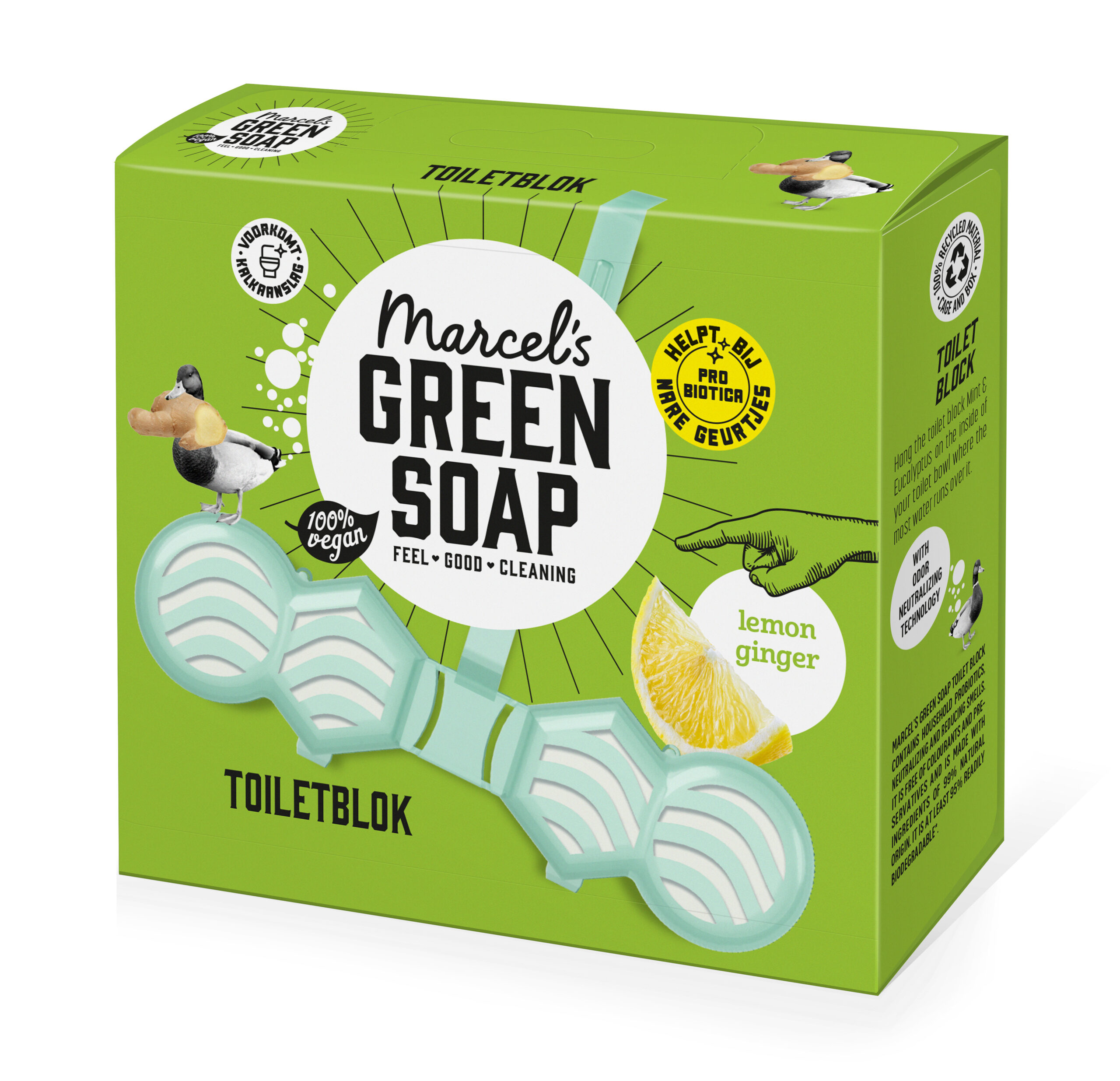Marcel’s Green Soap Toiletblok Citroen & Gember (35 gr)