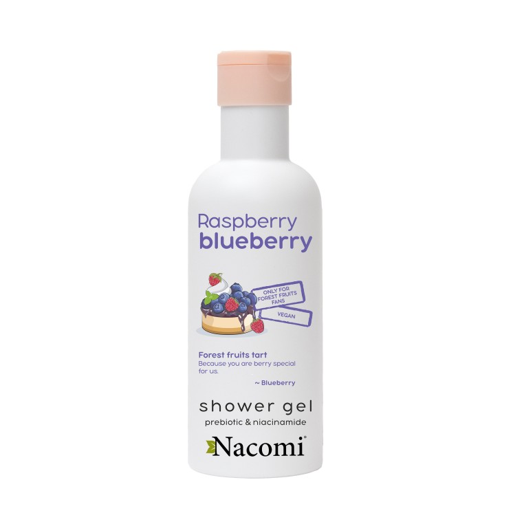 Nacomi Bosbessen en Frambozen Douchegel 300 ml