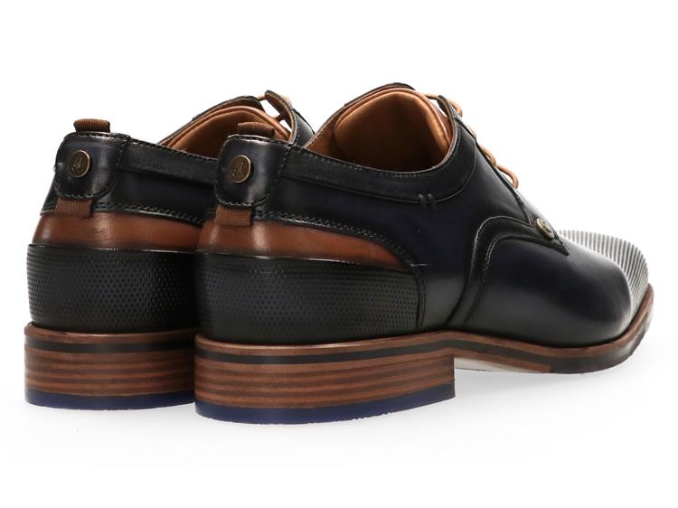 Australian Footwear Clayton Blue-Cognac
