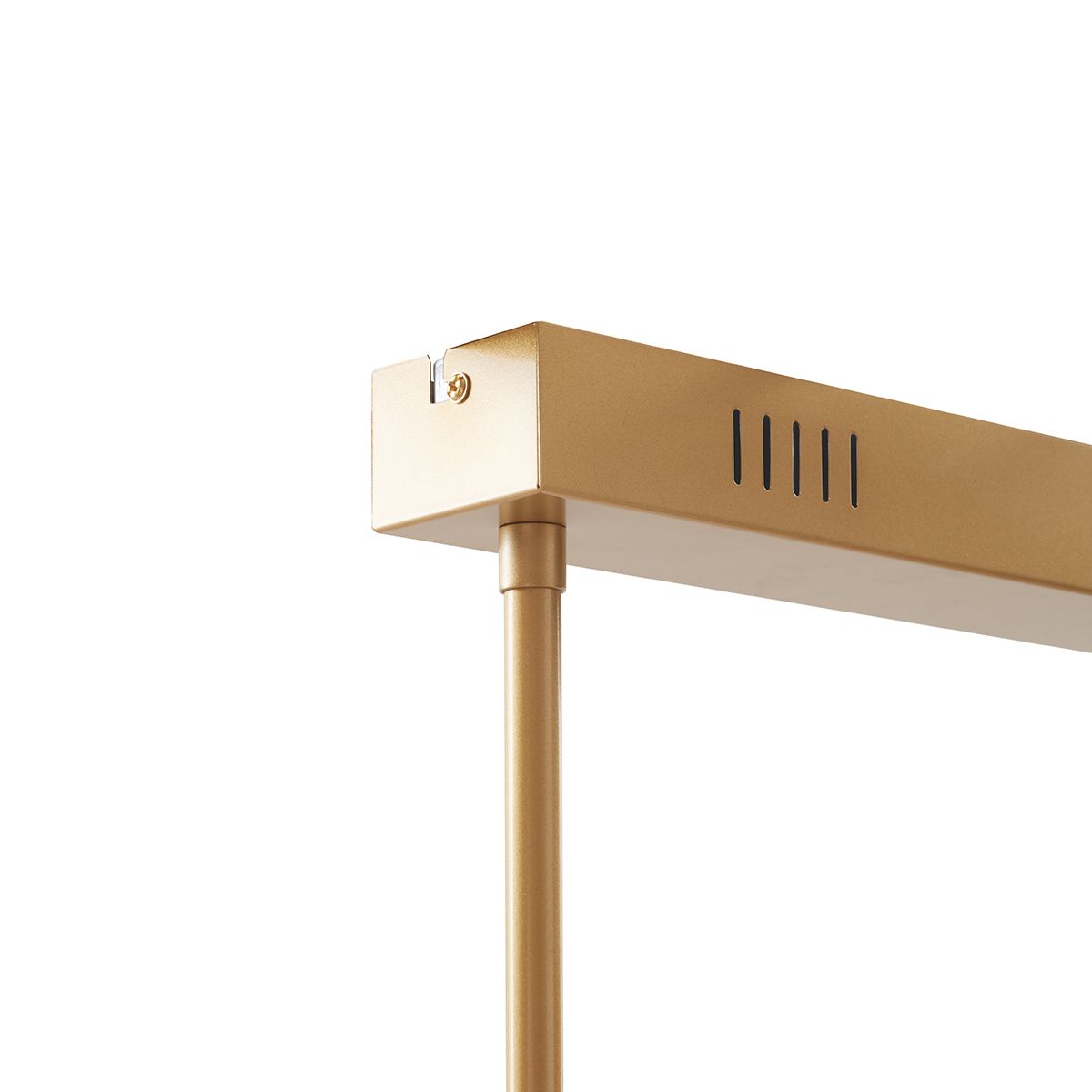Moderne hanglamp goud incl. LED 3-staps dimbaar 3-lichts - Vivé