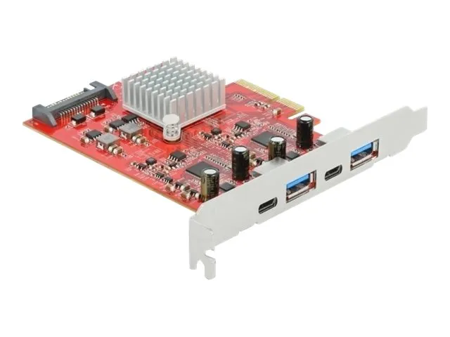 Delock - USB-adapter - PCIe 3.0 x4 - USB 3.2 Gen 2 x 2   USB-C 3.2 Gen 2 x 2