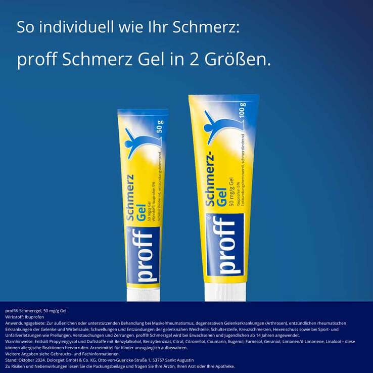 Proff Schmerzgel 50 mg/g, 100 g