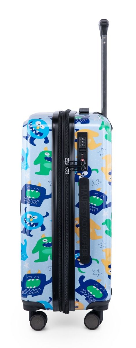 MITTE - mala de mão infantil SPACE Azul escuro fosco, TSA, 55 cm, 55 litros