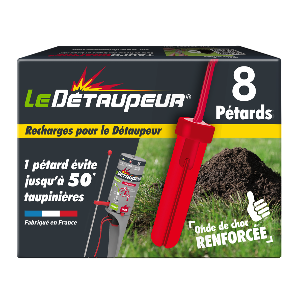 Recharge pièges anti taupes & rats taupiers| (fonctionne avec le systè