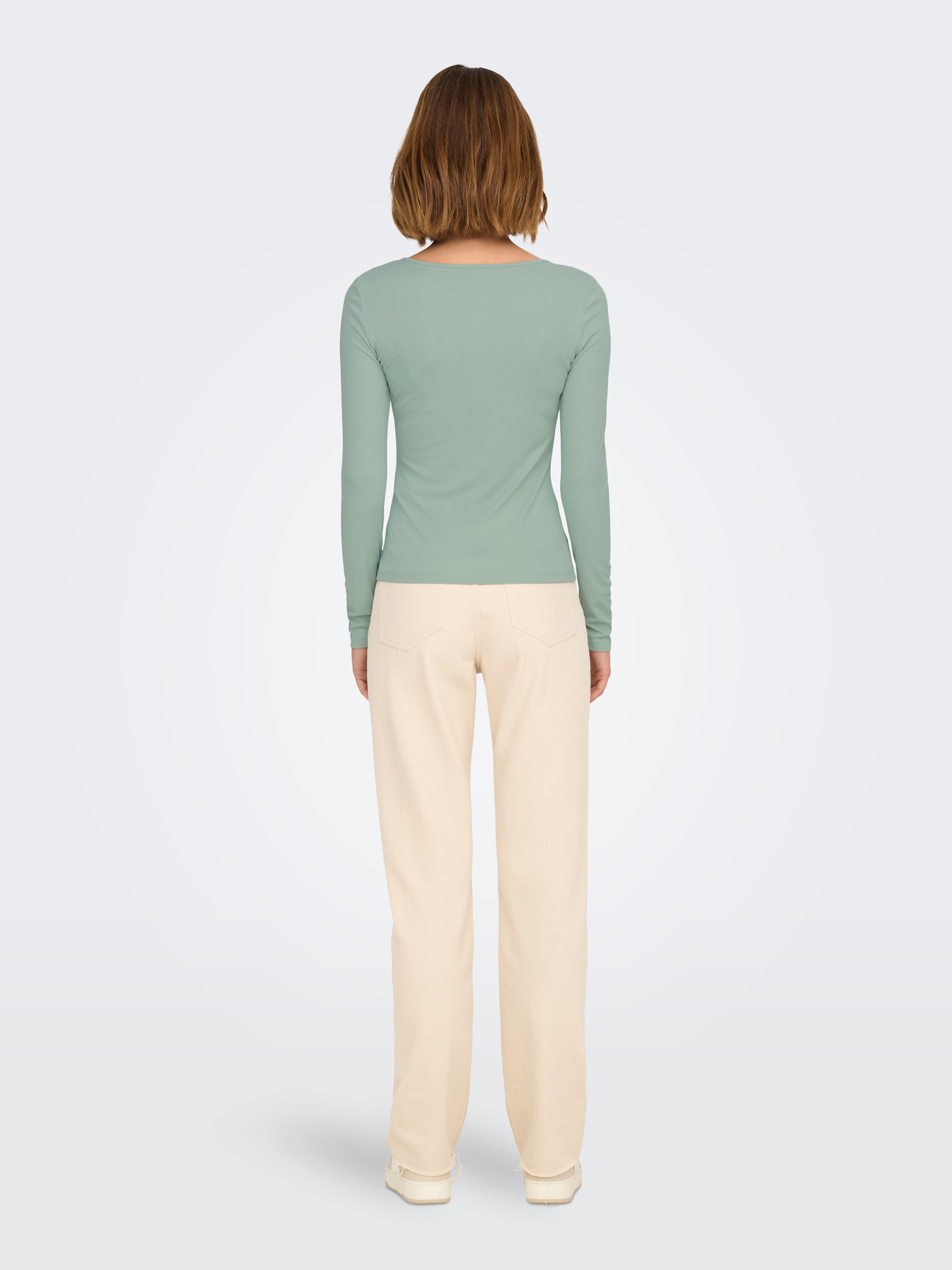 ONLFREE Top Aqua Gray