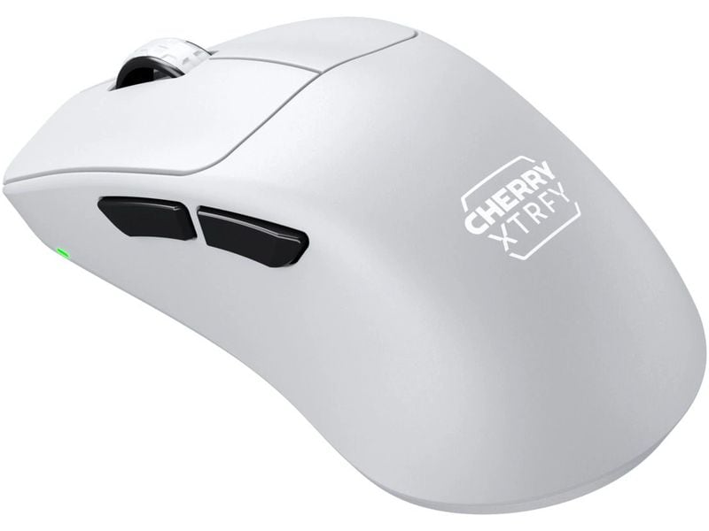 Cherry Gaming-Maus XTRFY M64 Pro Weiss Ultraschnelle ergonomische Gaming-Maus