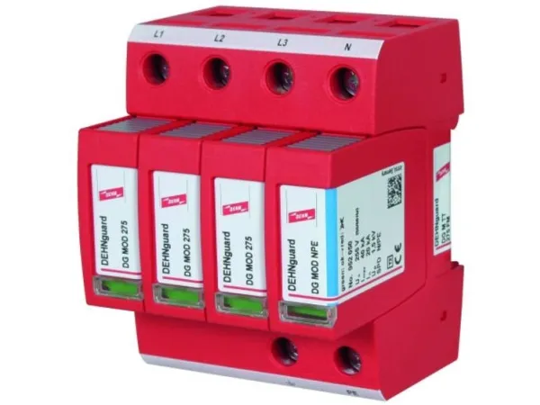 DEHN DG M TT 275 FM 230 - 400V Rød spændingsbeskyttelse (952315)