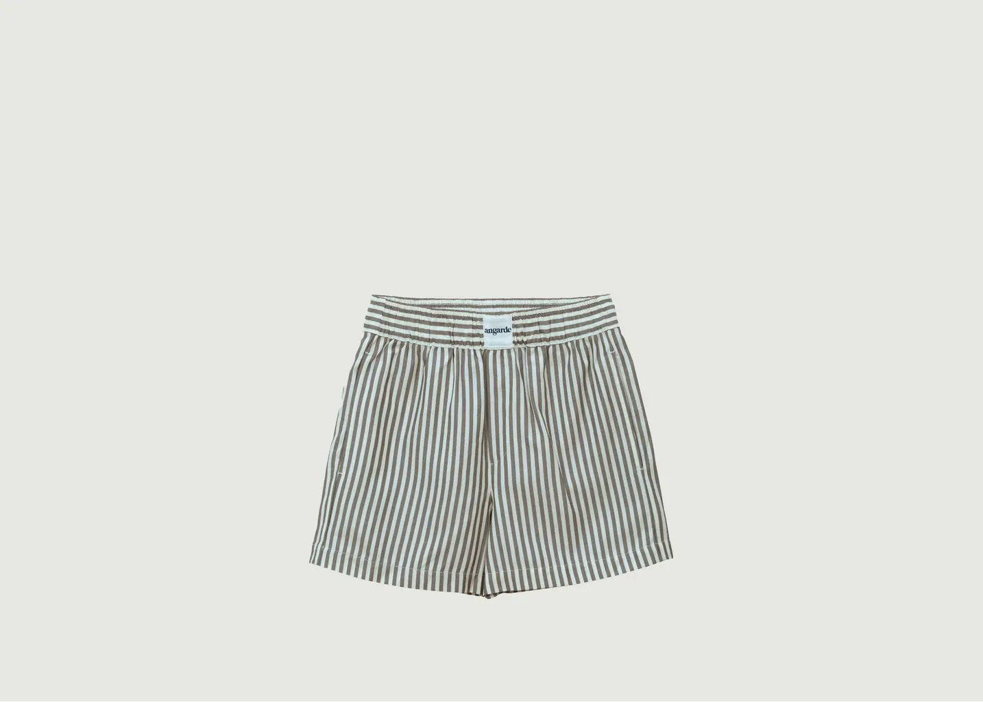Short de pyjama rayé en tencel Angarde