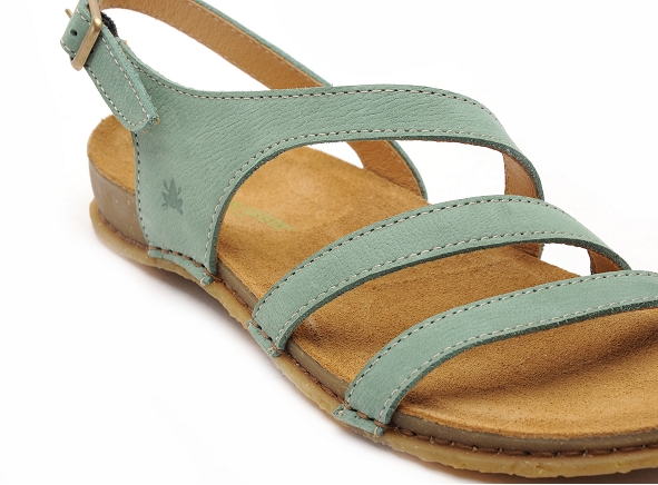 El naturalista nu pieds plats femme panglao n5811 vert