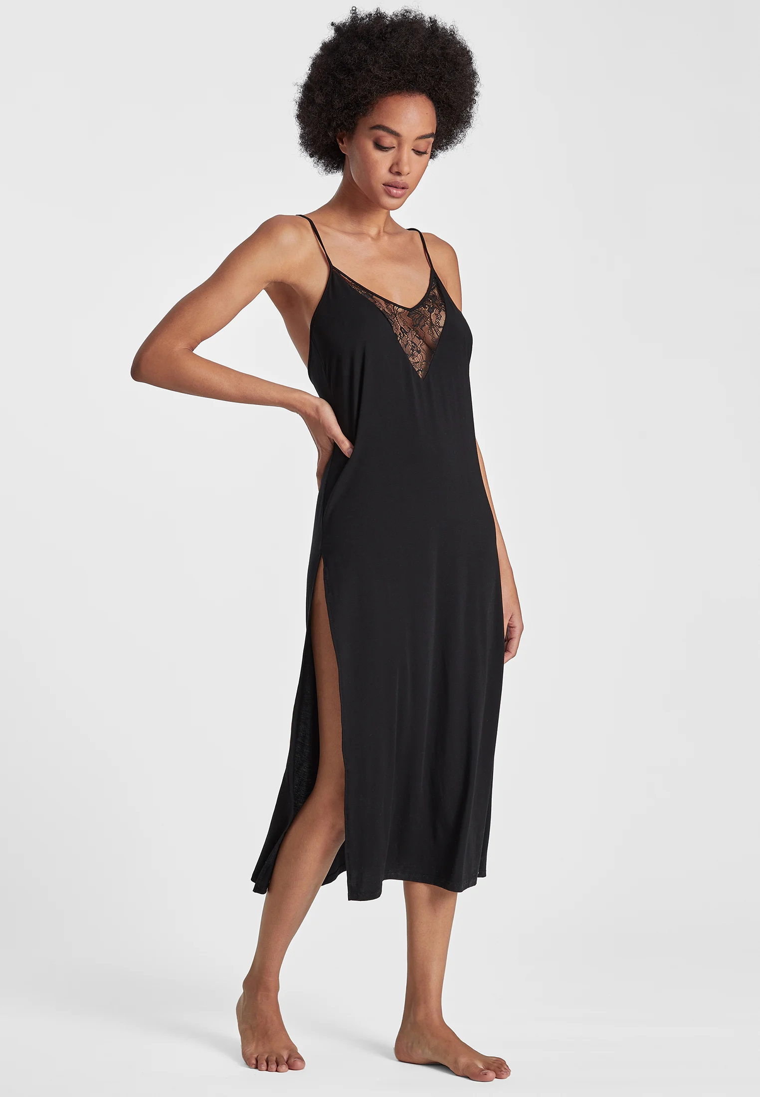 LAZY DAYS - Nuisette longue | Noir