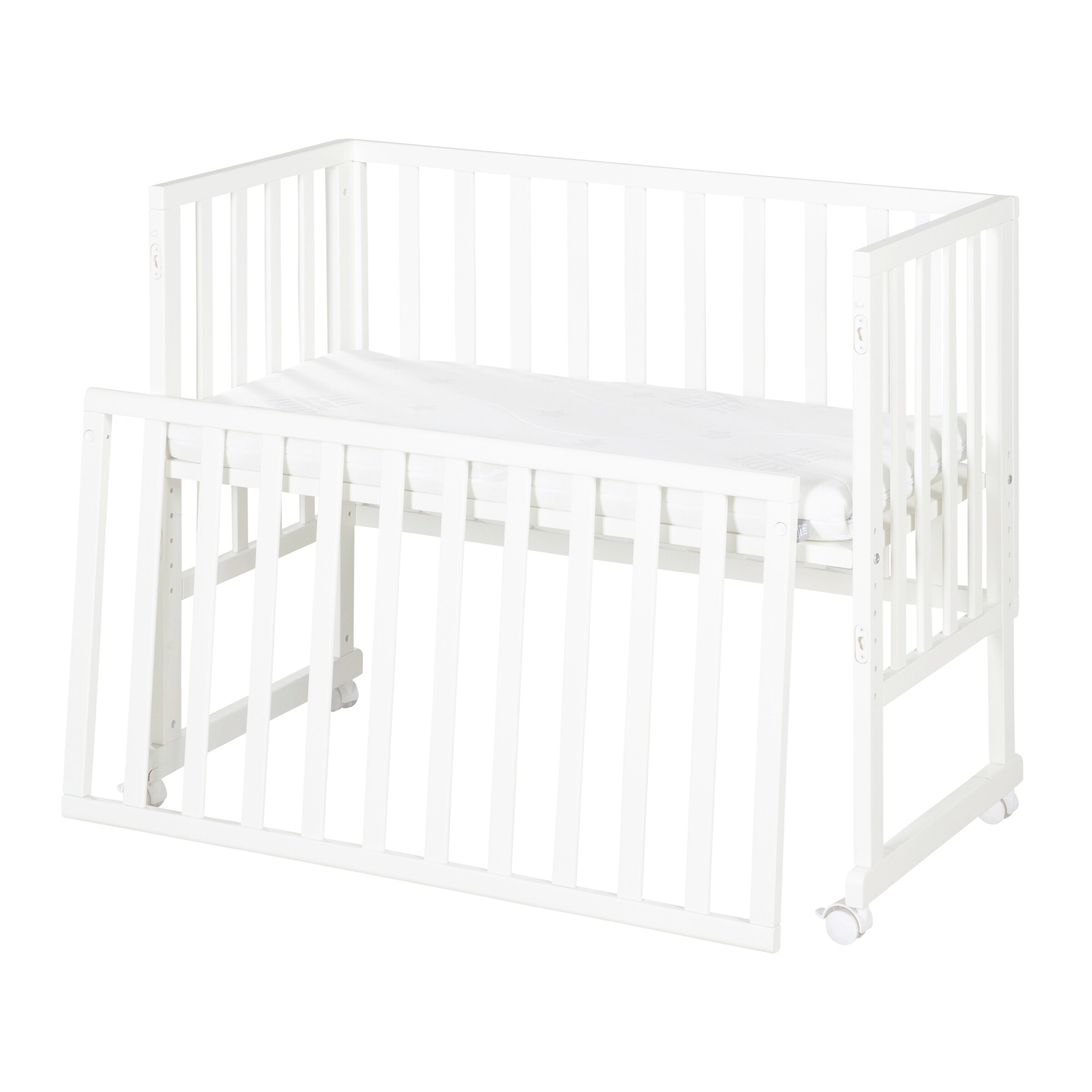 roba Stuben- & Beistellbett 3in1 mit Barriere + Matratze