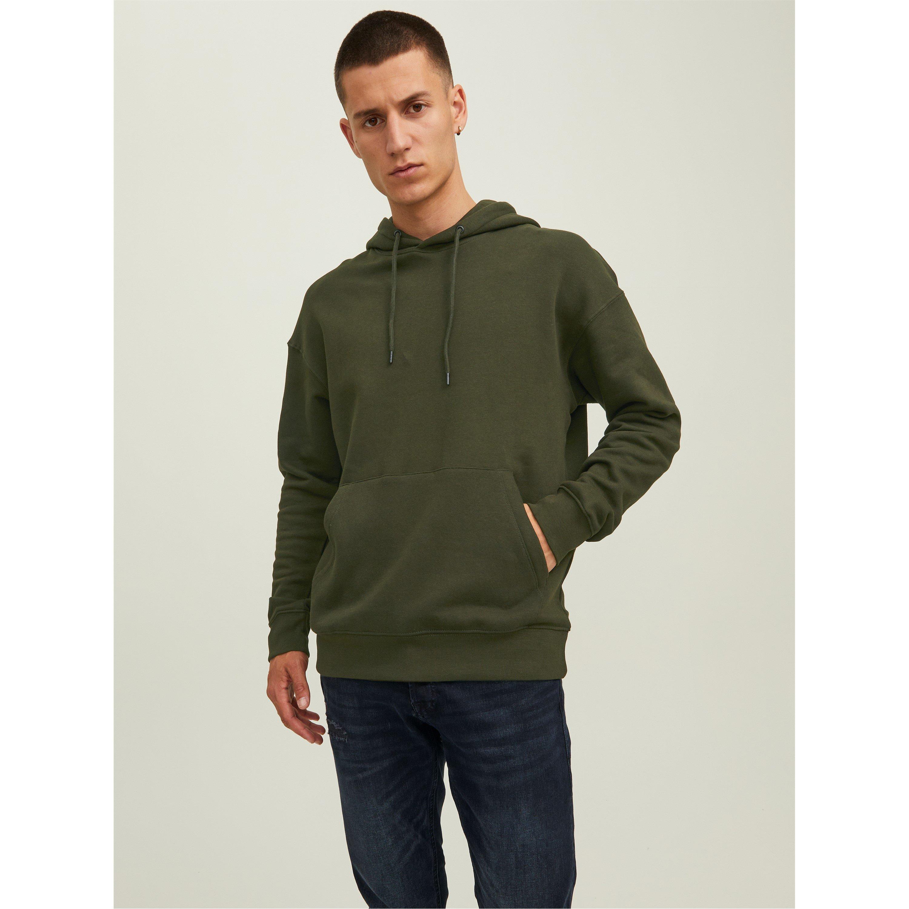 Jack and Jones Plain Hoodie Mens
