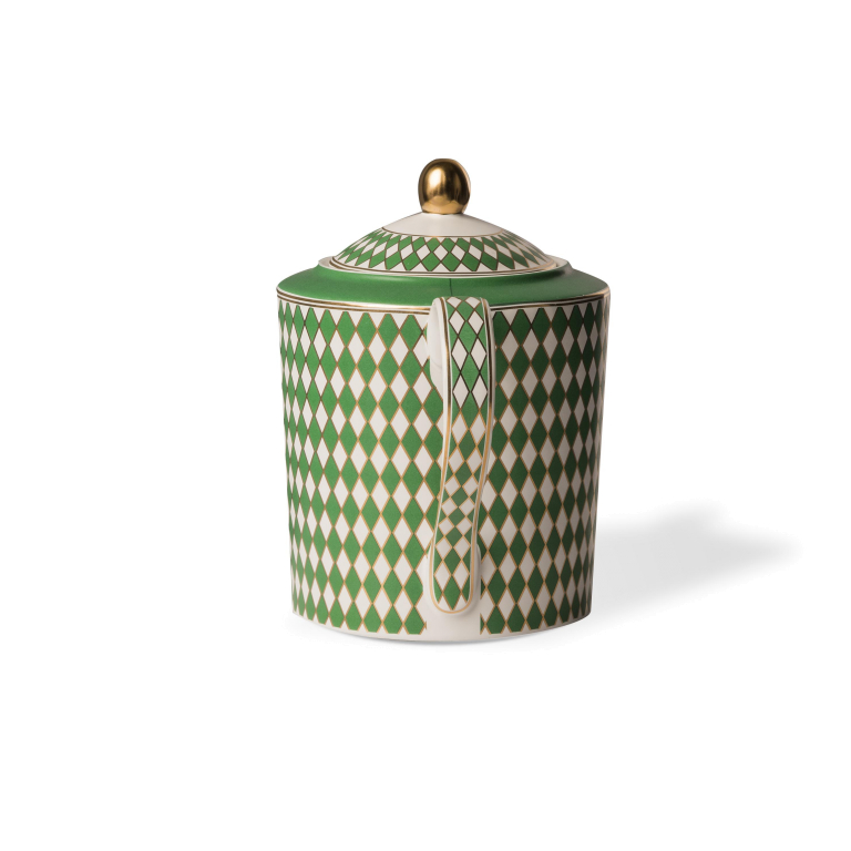 POLSPOTTEN Chess theepot geel