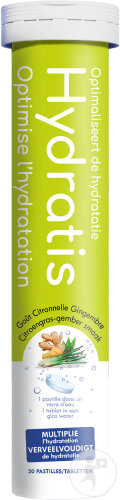 Hydratis Citronnelle-Gingembre 20 Pastilles Effervescentes