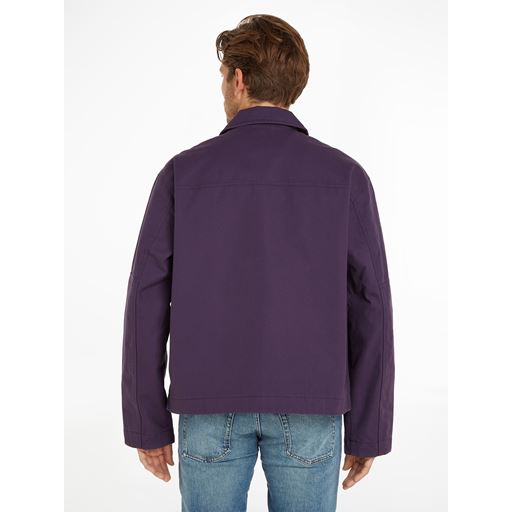 Calvin Klein Jeans Workwear Cropped Jakke, Purple Velvet, XL