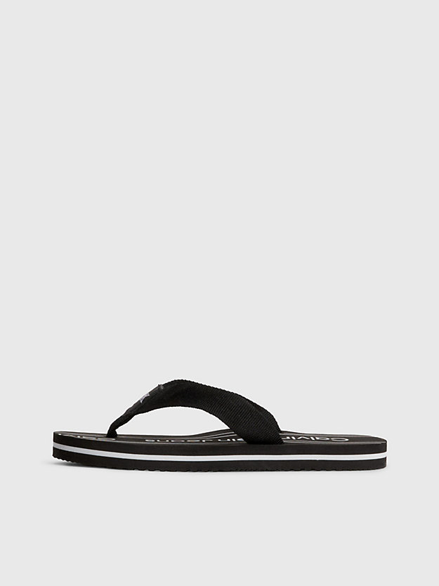 Chinelo de dedo com logotipo infantil