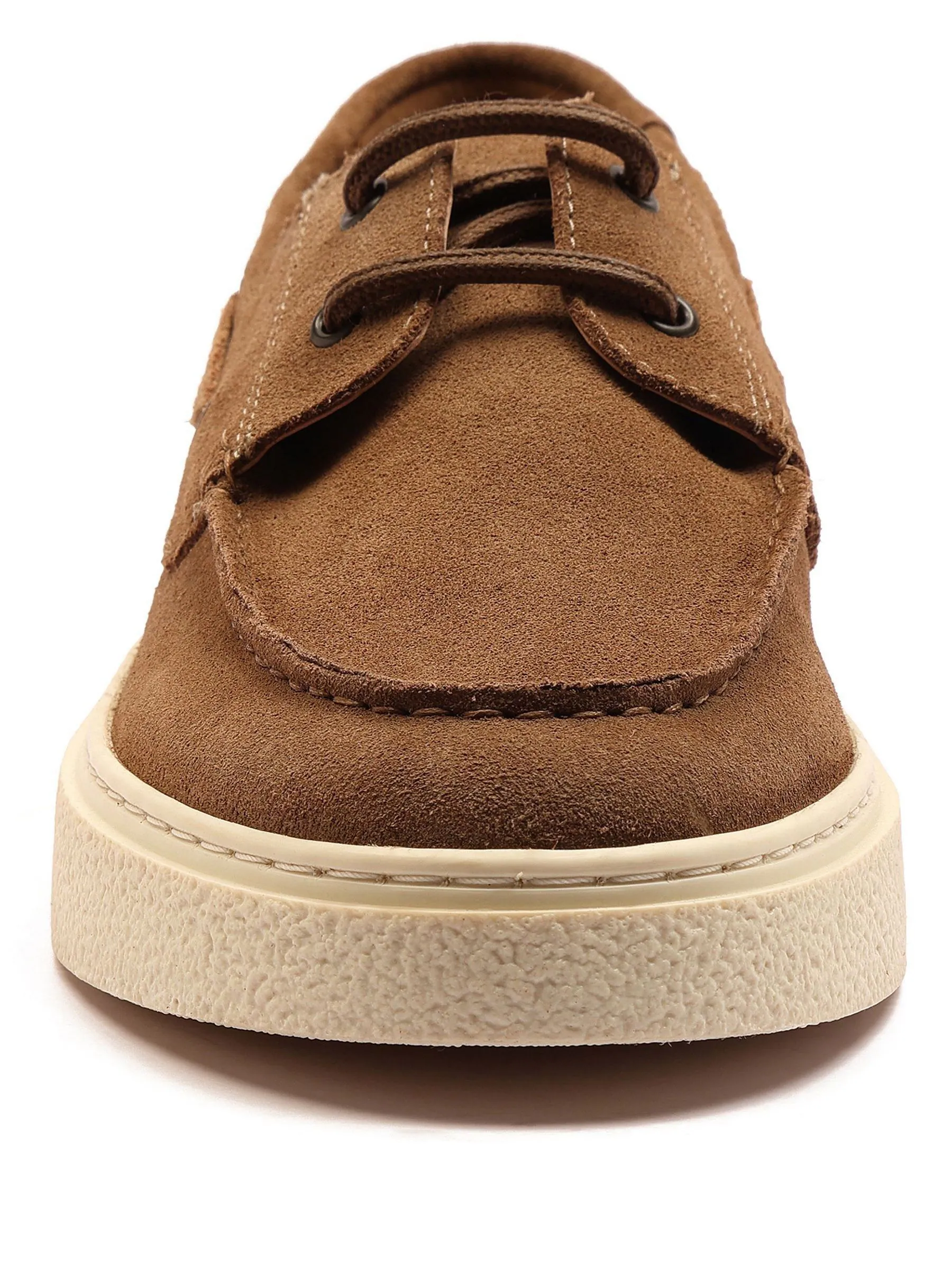Off The Hook Daly Suede Leather Casual Lace-Up Boat Shoes