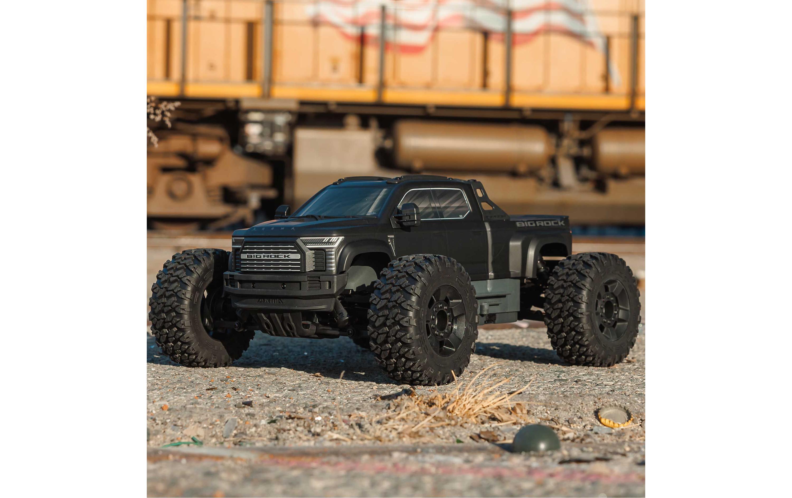 Monster Truck Big Rock BLX 223S, Schwarz ARTR, 1:10<br>4 x 4 Off-Road Model