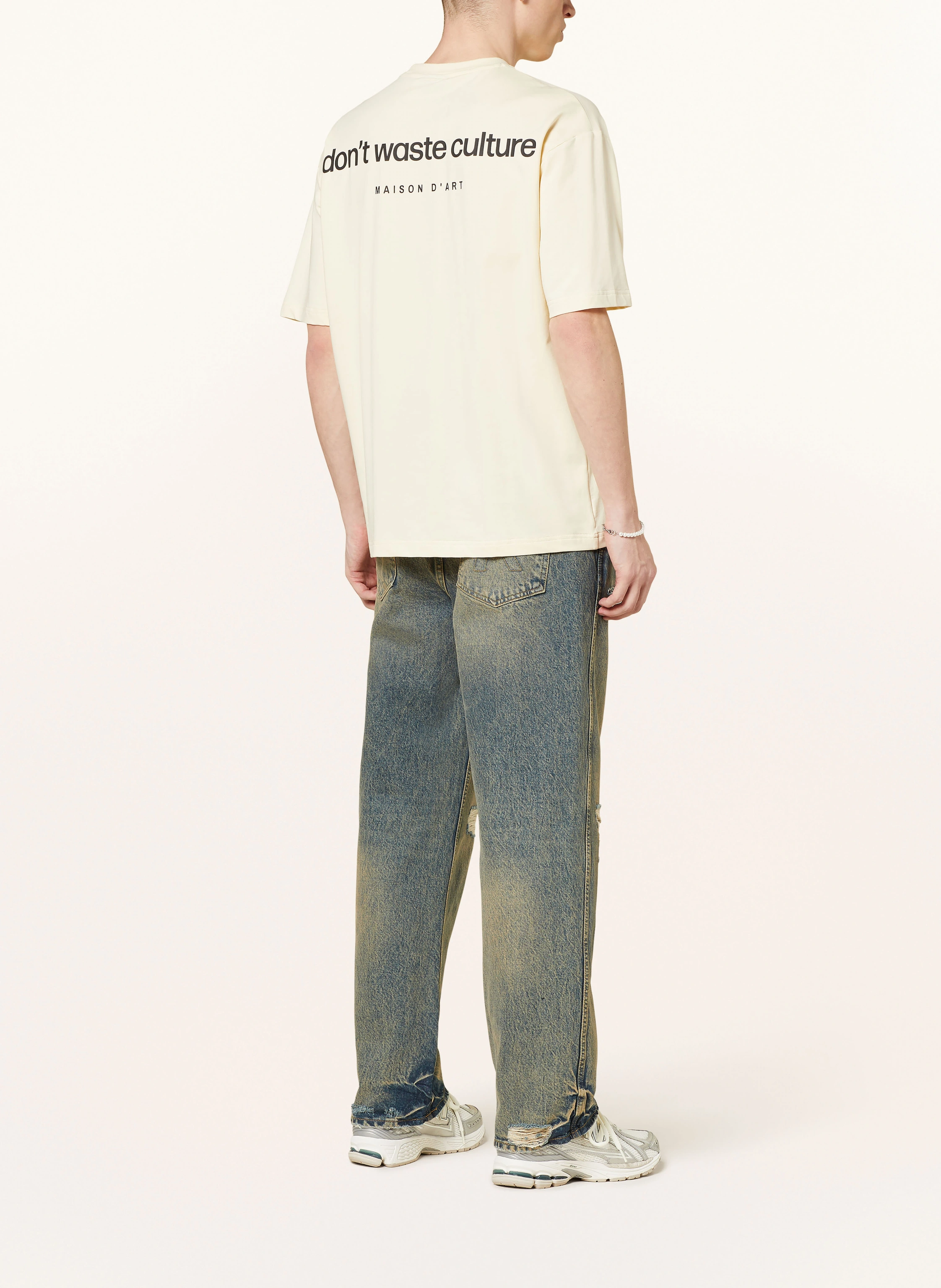 don't waste culture Oversized-Shirt JAVIER