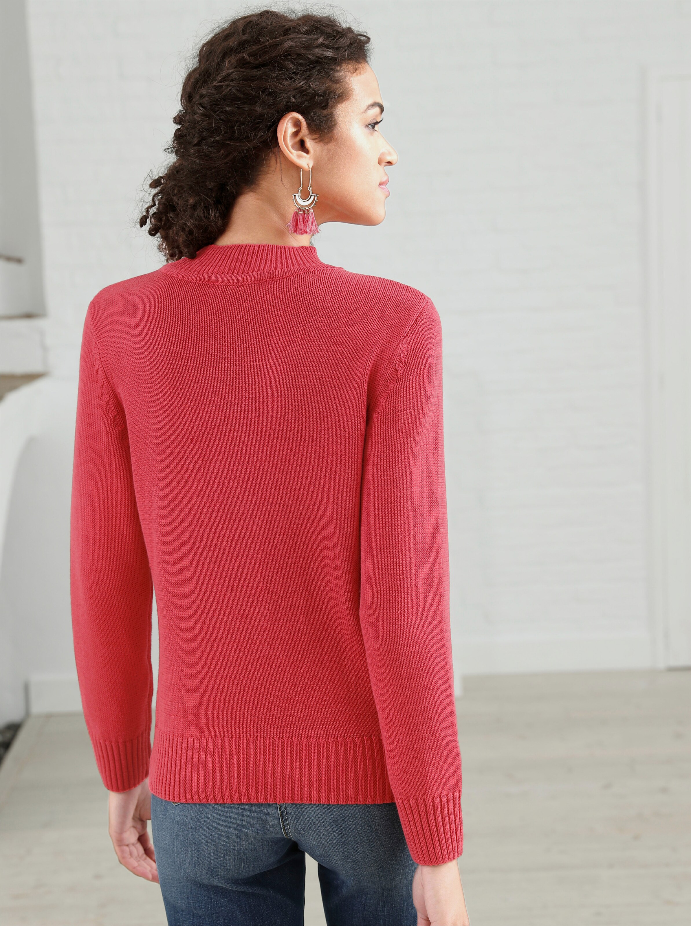 Stehkragenpullover