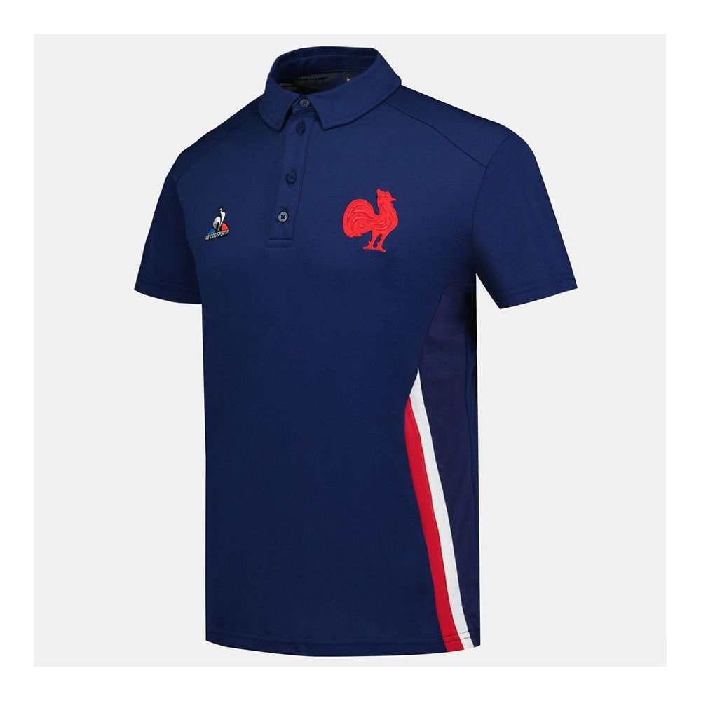 Le Coq Sportif FFR PRESENTATION - Polo Homme bleu fr intense