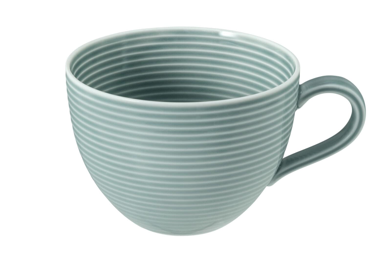 Seltmann Weiden Milchkaffee-Tasse BEAT COLOR GLAZE 6er Set arktisblau