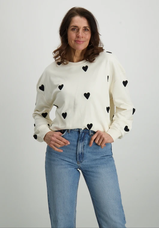 Geisha Sweaters hearts 52084-21