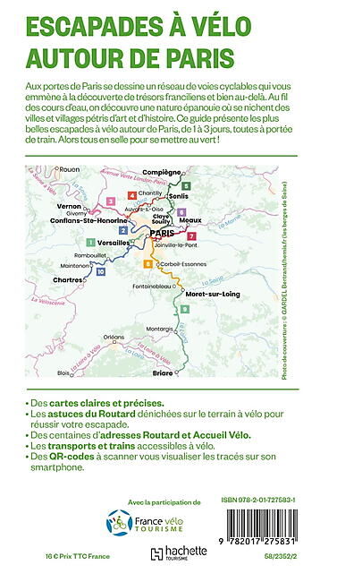 HACHETTE - ROUTARD ESCAPADES A VELO AUTOUR DE PARIS