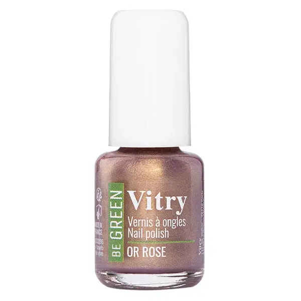 Esmalte Vitry Be Green nº 038 Ouro Rosa 6ml