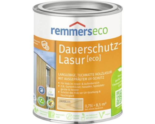 Remmers eco langdurige beschermlak, kleurloos, 750 ml