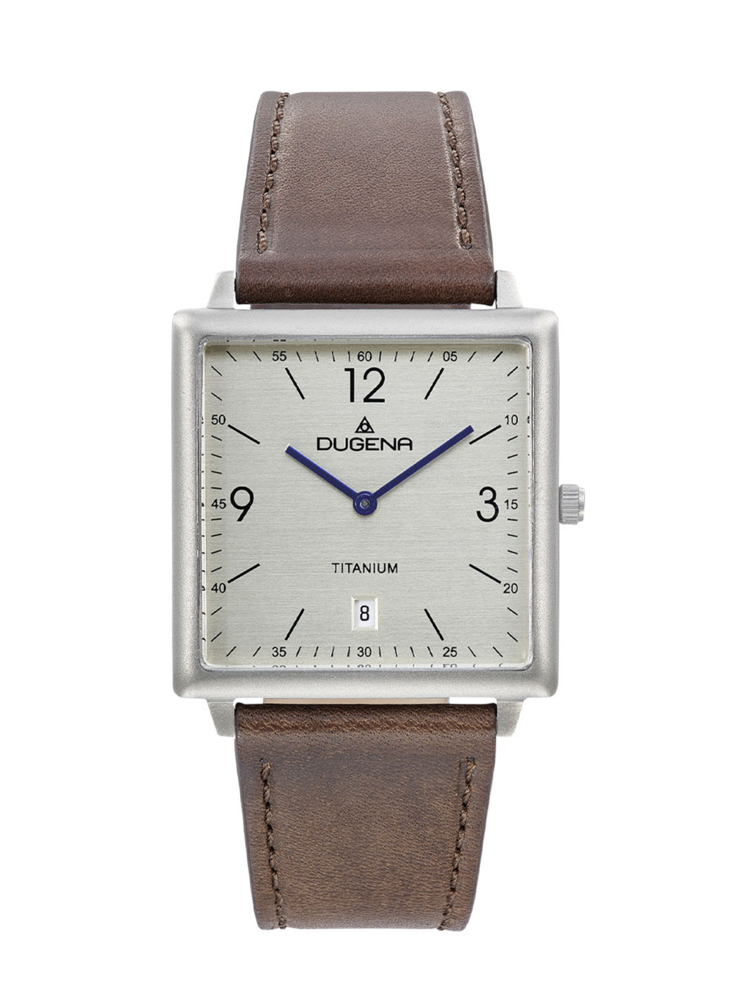 Dugena-Quartz-Herrenuhr mit robustem Titangehäuse