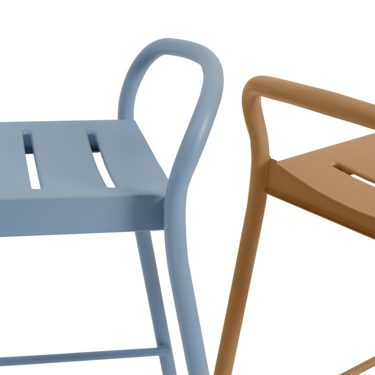 Muuto Linear Steel barkruk 75 Grey