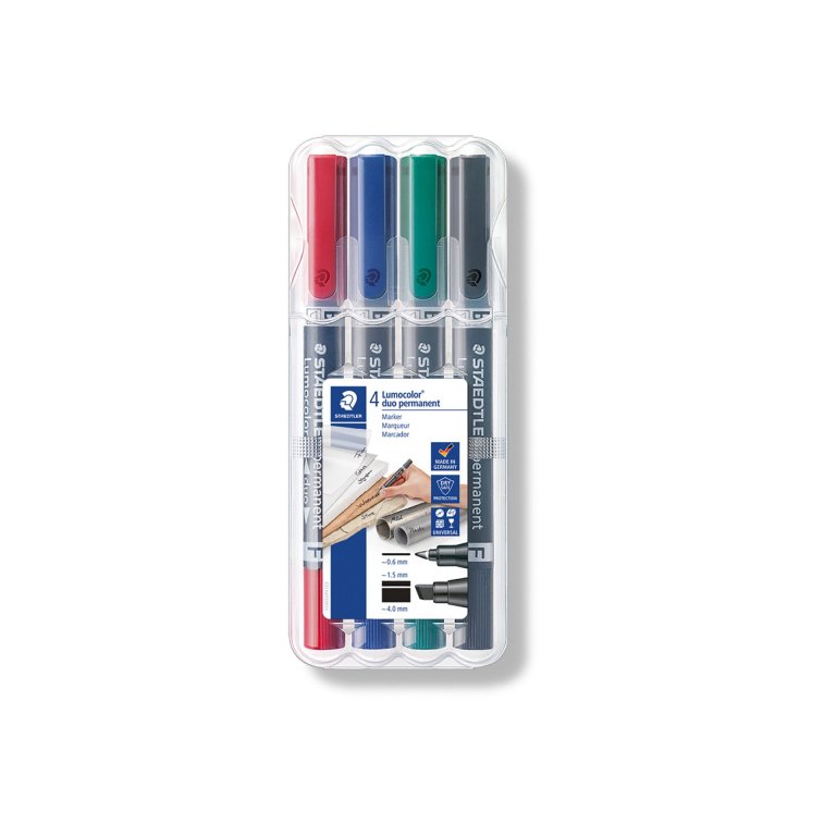 Staedtler Lumocolor Duo permanent Set