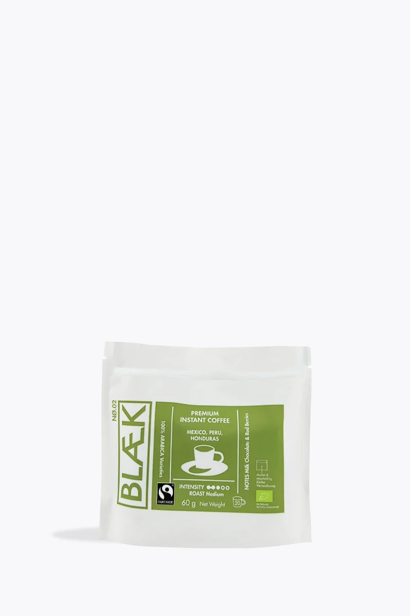 BLÆK Organic Instant Coffee No. 2 Medium Roast Bio 60g