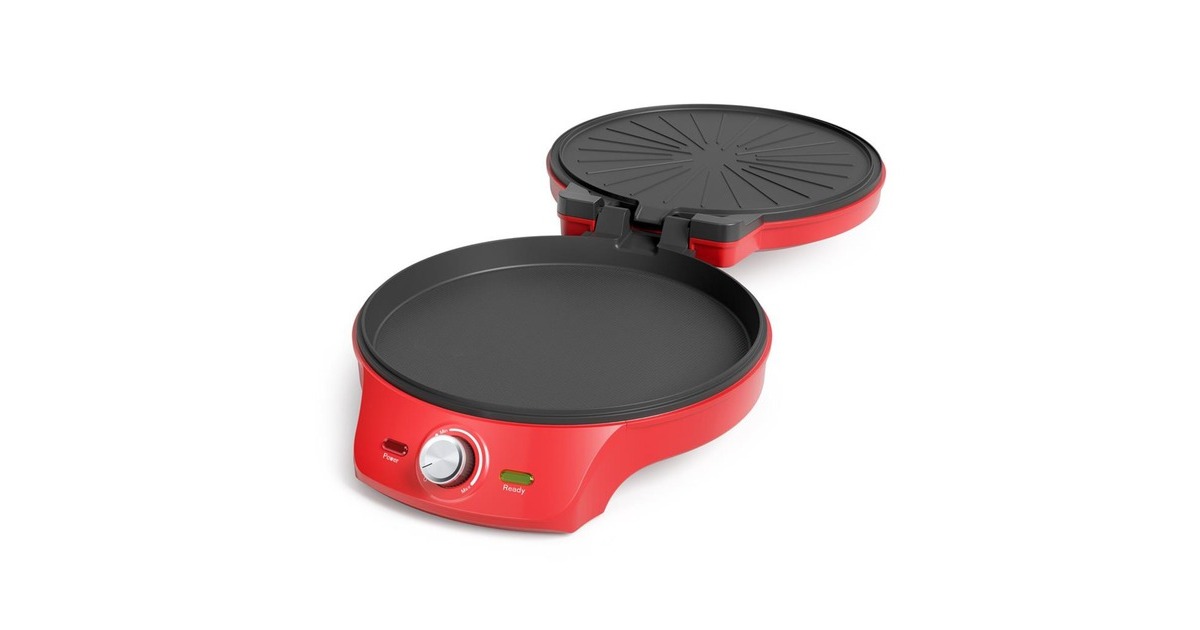 PrincessPizza Maker 115007 pizzaoven  (Rood)